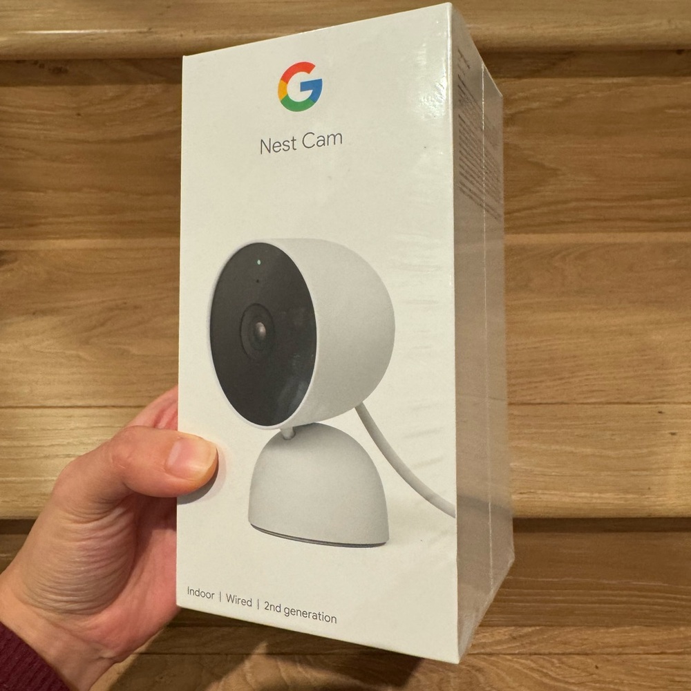 Brand new in box, sealed Google Nest Cam Indoor Wired